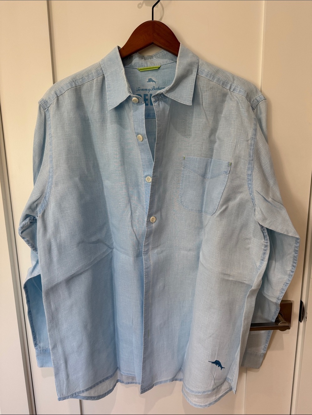Men’s Tommy Bahama Light Blue Men's Button-Up Shirt
